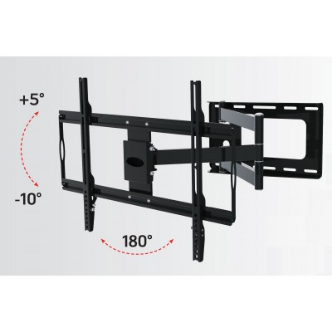 Techly ICA-PLB 23M Slim Wall Mount for 32-70 LCD LED TV Black