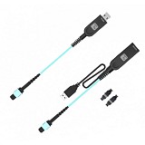 TECHLY IADAP USB32-MPO Επέκταση USB 5Gbps σε καλώδιο οπτικών ινών MPO 100 μέτρων