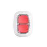 Double Button White Wireless hold-up device AJAX
