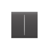 Center Button (2-Gang) Grey Button AJAX