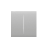 Center Button (2-Gang) White Button AJAX