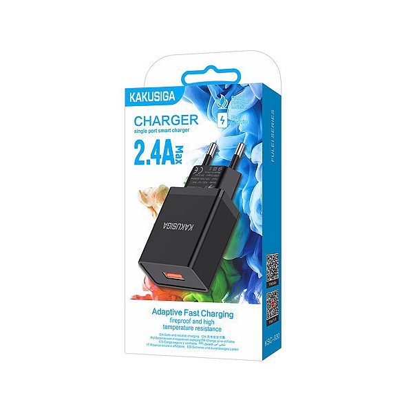 KSC-930/BLACK ΜΑΥΡΟΣ ΦΟΡΤΙΣΤΗΣ USB 2.4A