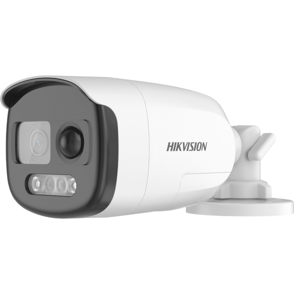 DS-2CE12DFT-PIRXOF28  2MP ColorVu PIR Siren Fixed Bullet 2.8mm Camera Hikvision