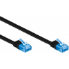 Techly FLAT ΚΑΛΩΔΙΟ ΔΙΚΤΥΟΥ CAT.6A UTP 1M BLACK