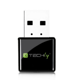 Techly  I-WL-USB-300TY Mini 300Mbps USB Wireless Adapter