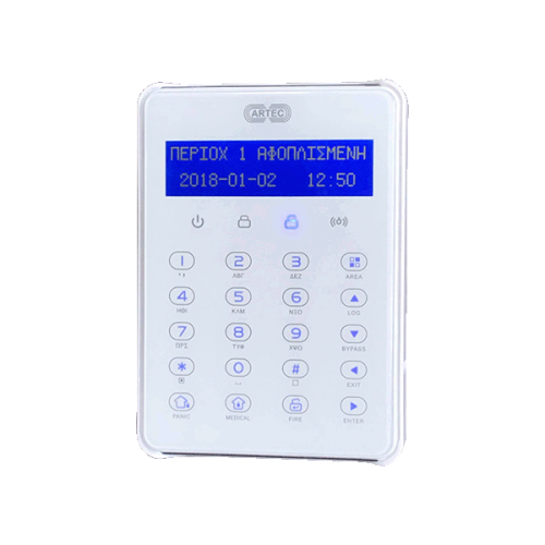 Artec LCD Touch πληκτρολόγιο B-88/W