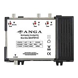 Master 10 Κεντρικός Ενισχυτής ANGA με εισόδους BI+DATA-BIII-UHF Ενίσχυση 40dB/116dBμV 4G LTE ρυθμιζόμενος Συμβατός με επίγεια ψηφιακή