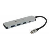 TECHLY IADAP USB31-DOCK4 USB-C™ Hub with HDMI 4K and PD