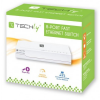 Techly 8 Ports 10/100 Mbps Fast Ethernet Switch Hub I-SWHUB-080TY