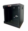 Techly Wall Rack Cabinet 10 9U Glass Door Black I-CASE EM-1009BKEC