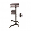 Techly ICA-TB TPM-1BK Mobile Workstation Black