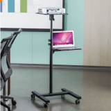 Techly ICA-TB TPM-10  Universal Adjustable Trolley for Notebook Projector with Shelf Black