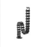 TECHLY ISWT-CAN-6735 Μαύρο εύκαμπτο περίβλημα καλωδίου, μήκους 1300 mm