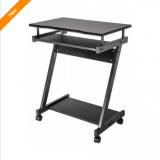 TECHLY ICA-TB 935B ΓΡΑΦΕΙΟ ΥΠΟΛΟΓΙΣΤΗ ΜΕ ΡΑΦΙ ΓΙΑ ΠΛΗΚΤΡΟΛΟΓΙΟ ΜΑΥΡΟ 730x590x370 mm