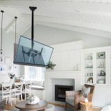 Techly ICA-CPLB 944D - Διπλή Τηλεσκοπική Βάση στήριξης οροφής tv-μόνιτορ 32-55''