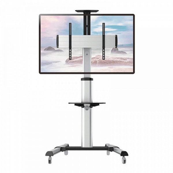 Techly ICA-TR15 Τροχήλατη βάση για τηλεόραση LCD/LED/PLASMA 37-70 με ράφι
