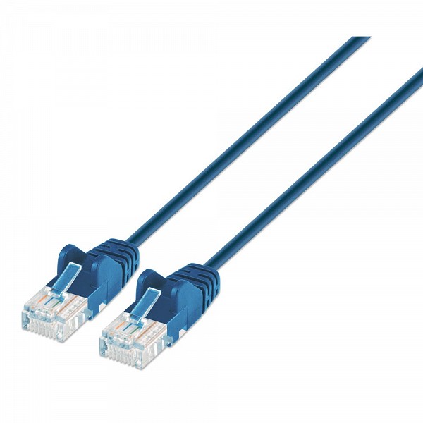INTELLINET ICOC U6-SLIM-015BL CAT6 UTP SLIM 1.5M ΚΑΛΩΔΙΟ ΔΙΚΤΥΟΥ ΜΠΛΕ