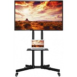 TECHLY ICA-TR216T ΤΡΟΧΗΛΑΤΗ ΒΑΣΗ ΜΕ ΡΑΦΙ ΓΙΑ LCD/LED/PLASMA 37-70'
