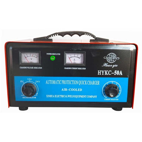 ΦΟΡΤΙΣΤΗΣ ΜΠΑΤΑΡΙΑΣ 50A 12V 24V HYKC-50A