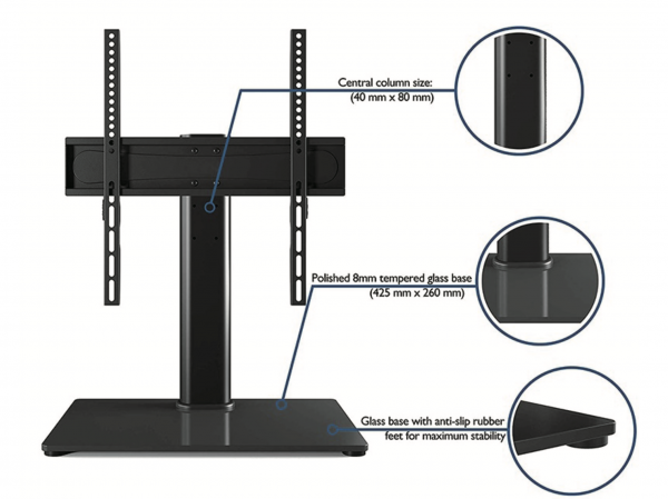 AX VETROSO 23”- 50” AXRED ΒΑΣΗ TV ΒΑΣΕΙΣ TV