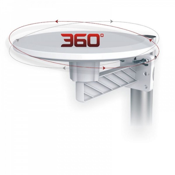 Εξωτερική κεραία DVB-T2 Red Eagle ELIXA, 42dB