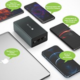 TECHLY I-CHARGE-40A-100W Smartphone Power Bank 40000 mAh 100W USB-C™ 4 θύρες εξόδου