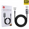 Καλώδιο Type-C Adapter Cable HDTV Adapter Cable 4K – Μαύρο