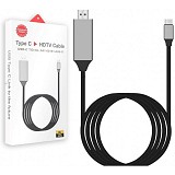 Καλώδιο Type-C Adapter Cable HDTV Adapter Cable 4K – Μαύρο