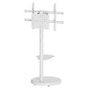 TECHLY ICA-TR55 ΤΡΟΧΛΗΛΑΤΗ ΒΑΣΗ ΜΕ ΡΑΦΙ ΓΙΑ ΤΗΛΕΟΡΑΣΗ LCD/LED/PLASMA 37-86 ΛΕΥΚΗ
