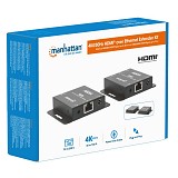 MANHATTAN IDATA EXT-E404KM HDMI Over Ethernet 4K@30Hz Extender Kit