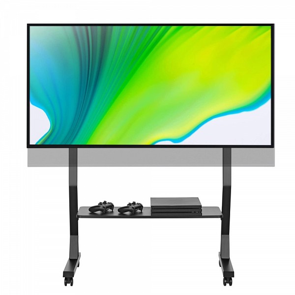 TECHLY ICA-TR325 ΒΑΣΗ ΔΑΠΕΔΟΥ ΤΡΟΧΗΛΑΤΗ ΜΕ ΡΑΦΙ ΓΙΑ ΤΗΛΕΟΡΑΣΗ LCD/LED/PLASMA 45-90