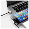 TECHLY ICOC MU2CC9-010-AL USB-C™ Male 2.0 / USB-C™ Male Angled 3A 1m Aluminum Cable