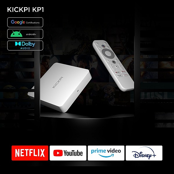 ANDROID TV BOX SMART KICKPI 4K 2GB RAM 32GB eMMc HDMI 2.1 Zehnder TUN.0112