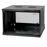 TECHLY I-CASE EL-1006B32 RACK ΚΑΜΠΙΝΑ ΤΟΙΧΟΥ 19" 6U D320 ΜΑΥΡΟ ΧΡΩΜΑ
