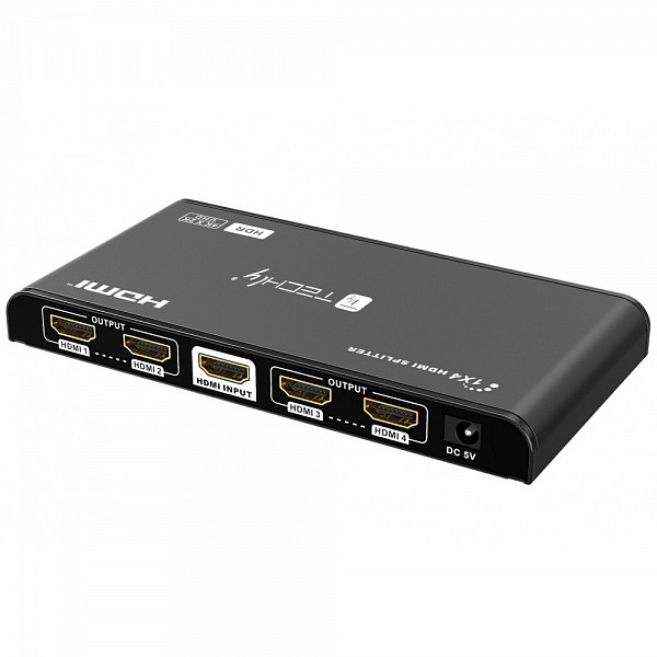TECHLY IDATA HDMI2-4K4 Splitter HDMI 2.0 4K UHD 3D 4-way