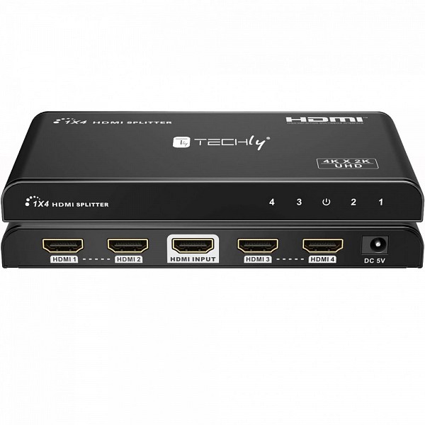 TECHLY IDATA HDMI2-4K4 Splitter HDMI 2.0 4K UHD 3D 4-way