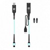 TECHLY IADAP USB32-MPO Επέκταση USB 5Gbps σε καλώδιο οπτικών ινών MPO 100 μέτρων
