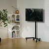 TECHLY ICA-TR60 ΚΙΝΗΤΗ ΒΑΣΗ ΔΑΠΕΔΟΥ ΜΕ ΡΟΔΕΣ ΜΕ ΡΥΘΜΙΖΟΜΕΝΟ ΥΨΟΣ ΓΙΑ ΤΗΛΕΟΡΑΣΕΙΣ 13-50