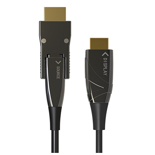 TECHLY ICOC HDMI-HY2D-100 Καλώδιο οπτικών ινών HDMI A/A Micro HDMI AOC 4K 100 μέτρα
