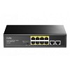 CUDY ICU-FS1010P 8-Port 10/100M PoE+ Switch with 2 Uplink Ports