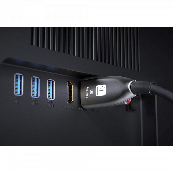 Techly ICOC HDMI-HY8-020 Ενεργό οπτικό καλώδιο AOC HDMI™ 2.1 8K 48Gbps eARC HDMI™ A/AM/M 20 μέτρα