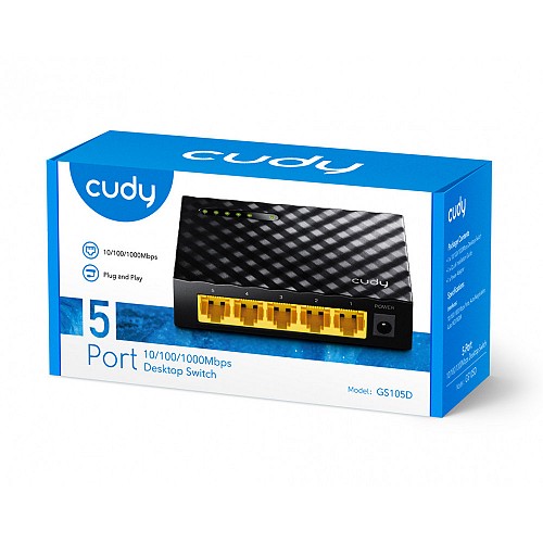 CUDY ICU-GS105D ETHERNET SWITCH GIGABIT 5 ΘΥΡΩΝ