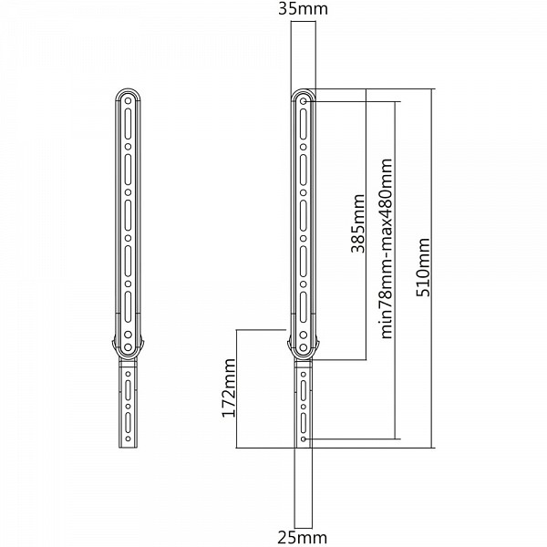 Techly ICA-SP-SB03 βάση στήριξης soundbar για τηλεόραση 23-65΄