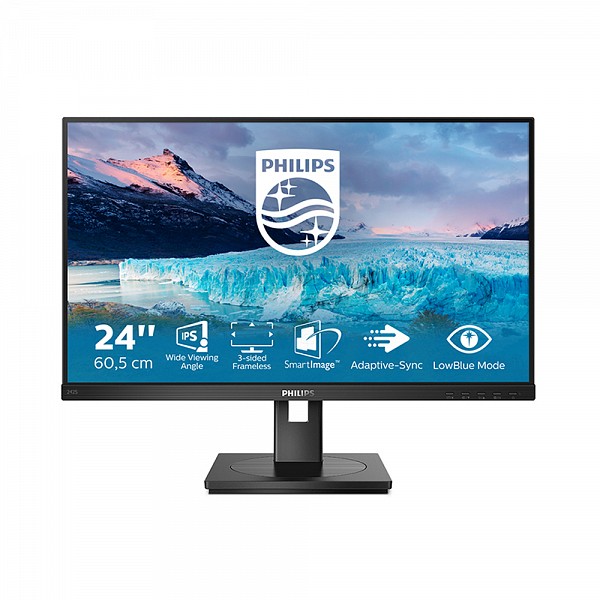 PHILIPS S Line 242S1AE FHD IPS Ergonomic Monitor 24 with speakers (PHI242S1AE)