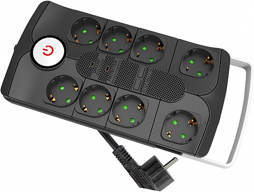 Entac Socket Extension Cord SP 8 Sockets With Switch and Surge protection 1.5m 3G1.5