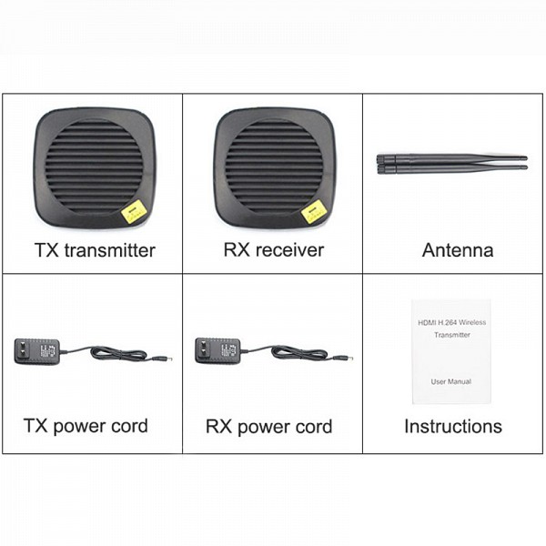 HDMI Over Wireless Extender 50m - 1080P HDMI Wireless Extender Adapter For TV