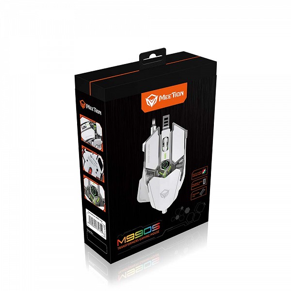 Meetion MT-M990S Μηχανικό Gaming Ποντίκι / Άσπρο