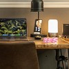 EDUP EH-LEDNI-B-1 Ρολόι τοίχου 3D LED 5,2 Μίνι Ροζ