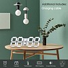 EDUP EH-LED1301 Ρολόι τοίχου 3D LED 15 Ξυπνητήρι με Τηλεχειριστήριο