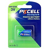 PKCELL CR123A Μπαταρία Λιθίου 3V 1τμχ